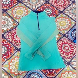 Turquoise EIS Schooling Top